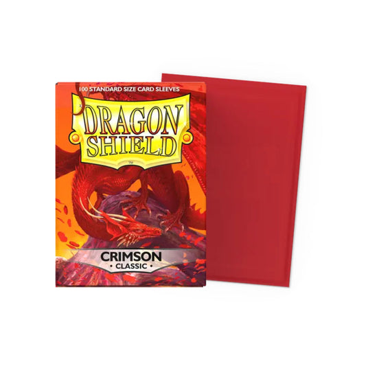 Dragon Shield - 100 protège-cartes standard Classic - Crimson-MASTERSET