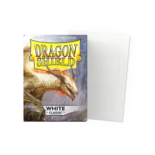 Dragon Shield - 100 protège-cartes standard Classic - White-MASTERSET