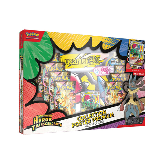 [PRECOMMANDE] [LIMITE 1] Coffret Prenium Collection Poster - ME2.5 Héros Transcendants - Mega Lucario-MASTERSET