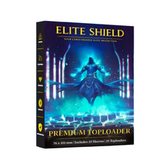 Elite Shield - Premium Toploader (25 Sleeves Premium Incluses)