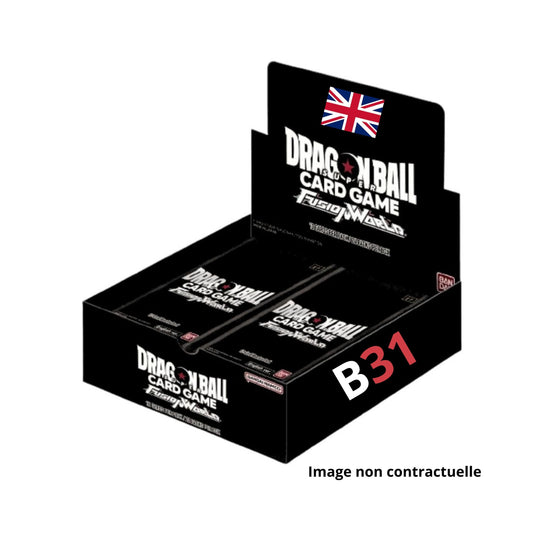 [PRECOMMANDE] Dragon Ball Super CG Masters - Boîte de 24 Boosters - B31 Zenkai New Series Ultra Bout-MASTERSET
