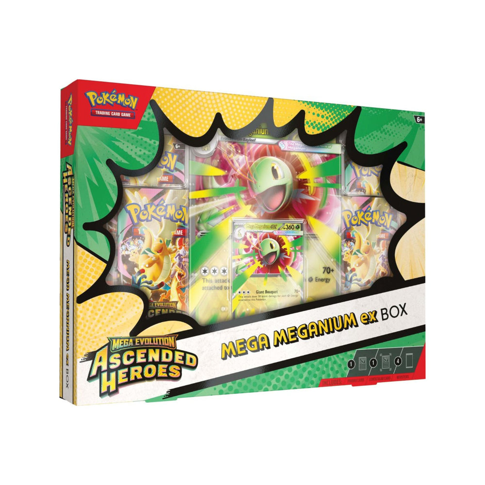 Coffret Méga-Évolution – Héros Transcendants – Méga‑Méganium‑ex