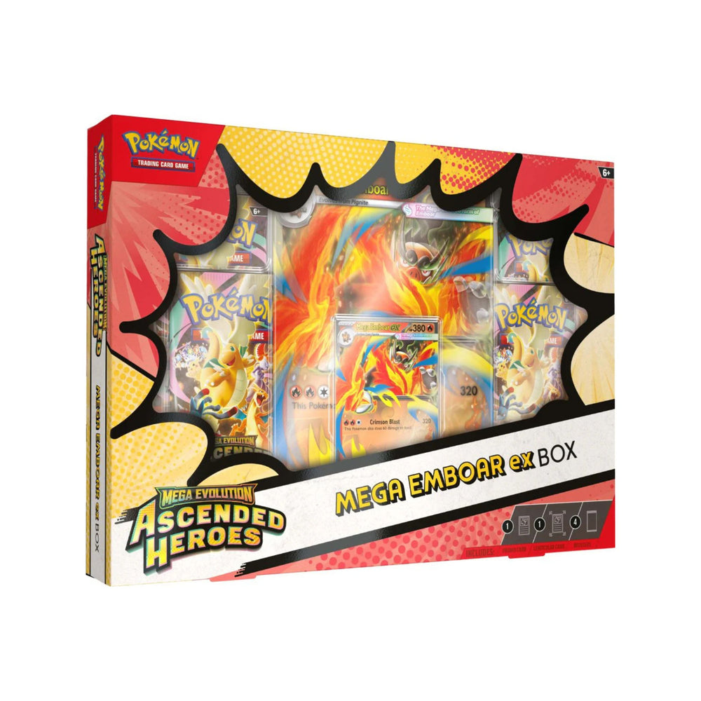 Coffret Méga-Évolution – Héros Transcendants – Méga‑Roitiflam‑ex