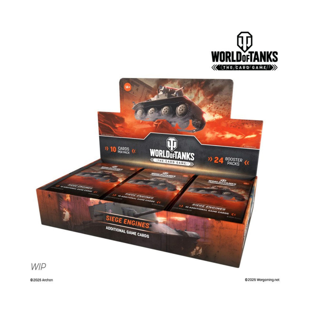 [PRECOMMANDE] World of Tanks: The Card Game - Boîte de 24 Boosters - SIEGE ENGINES [EN]