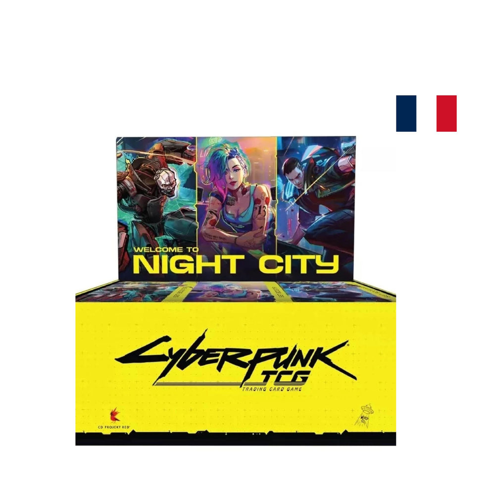 [PRECOMMANDE] Cyberpunk TCG [FR] - Boîte de 24 Boosters - Welcome To Night City