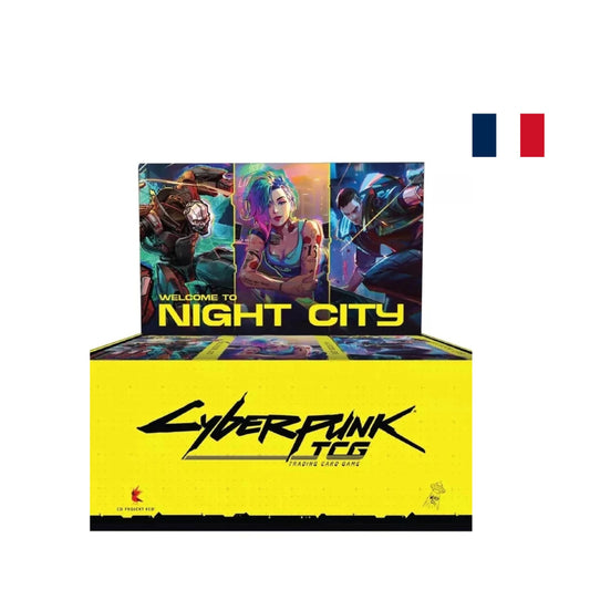 [PRECOMMANDE] Cyberpunk TCG [FR] - Boîte de 24 Boosters - Welcome To Night City-MASTERSET