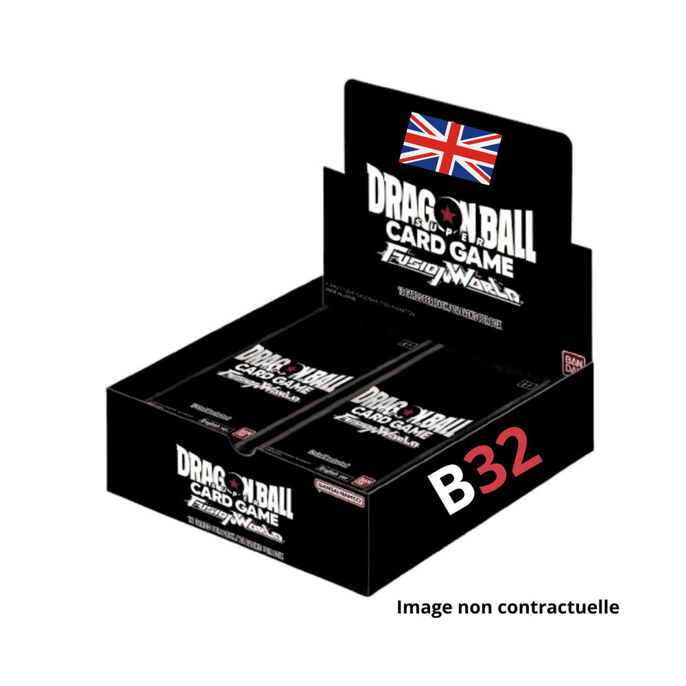 [PRECOMMANDE] Dragon Ball Super CG Masters [EN] - Boîte de 20 Boosters - B32 Zenkai New Series Ultra Bout