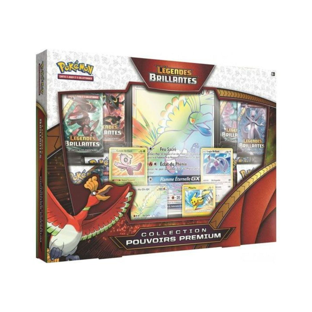 Coffret Légendes Brillantes Collection Pouvoirs Premium Ho-Oh GX (trou scellage)