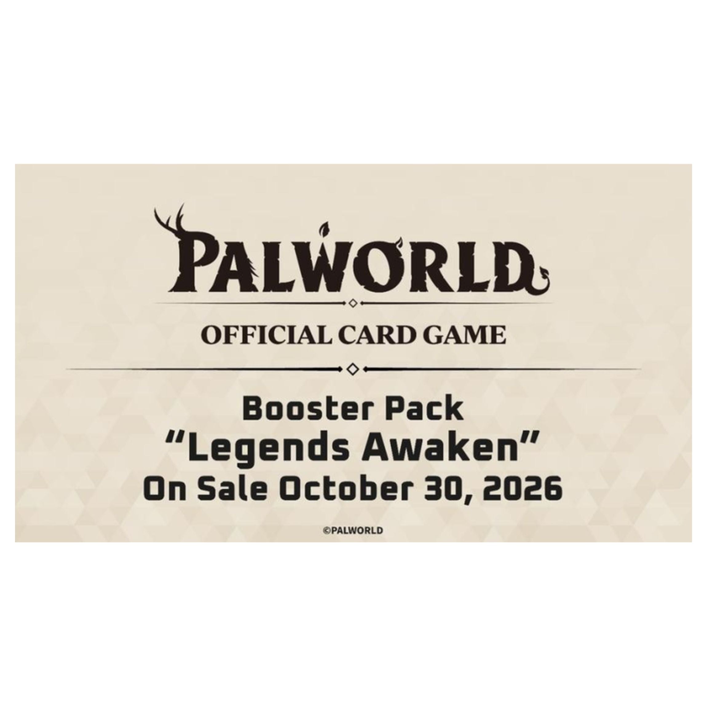 MASTERSET - Palworld - display de 12 Boosters - Legends Awaken [EN]