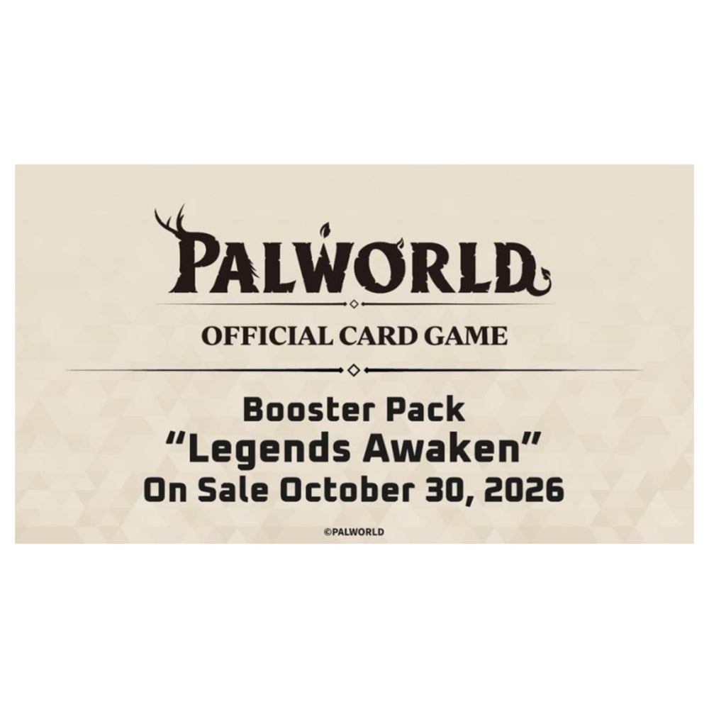 [PRECOMMANDE] Palworld - display de 12 Boosters - Legends Awaken [EN]