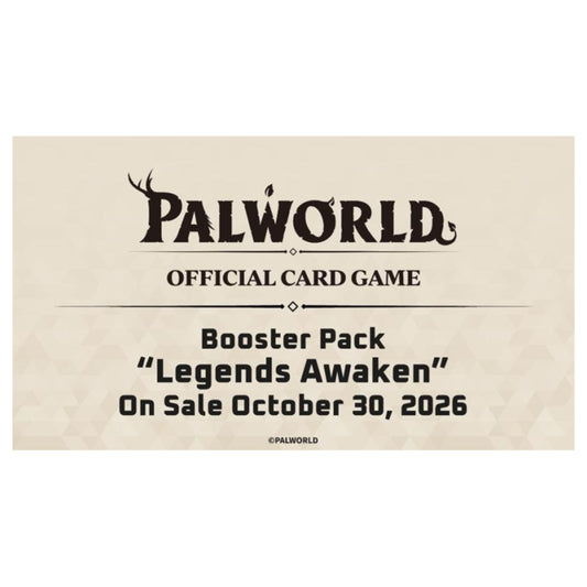 [PRECOMMANDE] Palworld - display de 12 Boosters - Legends Awaken [EN]-MASTERSET