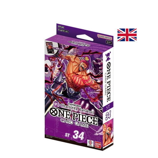 [PRECOMMANDE] One Piece CG - Starter Deck - [ST-34] PURPLE Charlotte Katakuri [EN]-MASTERSET