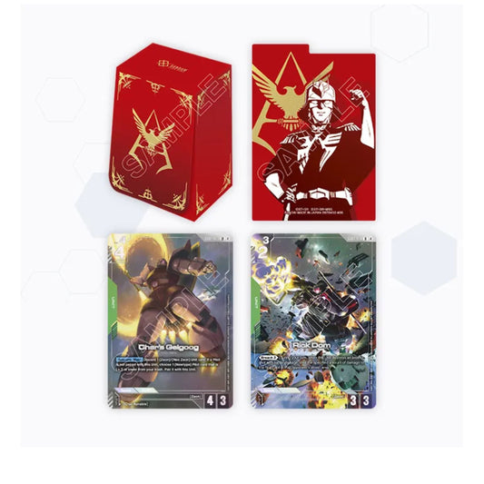 [PRECOMMANDE] Gundam CG - Offical Card Case Set 02 [EN]-MASTERSET