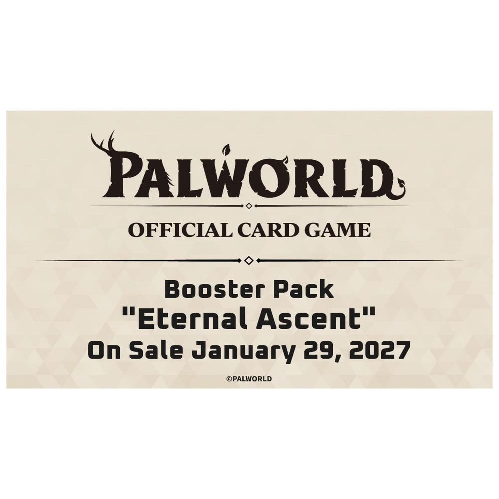 [PRECOMMANDE] Palworld - boite de 12 Boosters - Eternal Ascent [EN]