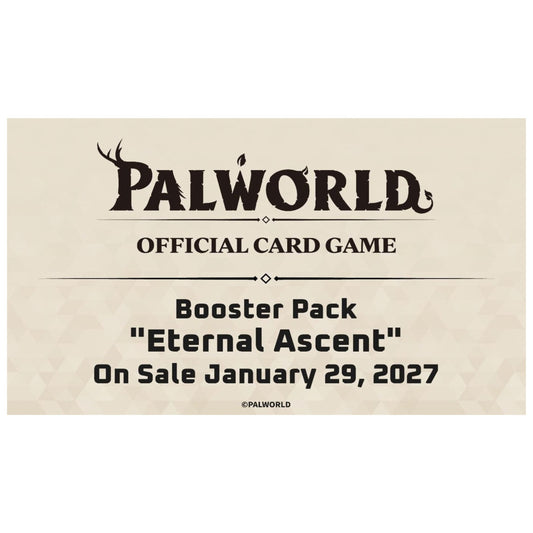 [PRECOMMANDE] Palworld - boite de 12 Boosters - Eternal Ascent [EN]-MASTERSET