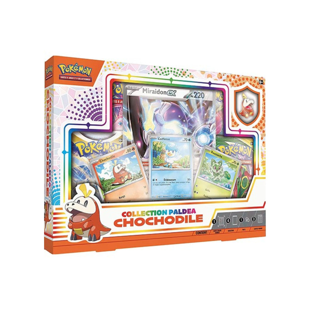 Coffret 4 boosters (Miraidon) - Chochodile collection Paldea