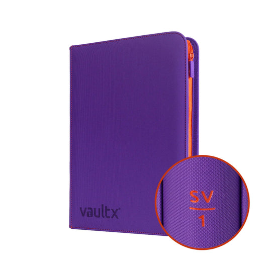 Vault X - Exo-Tech - 9 Pocket Zip Binder - EV01 "Écarlate et Violet"-MASTERSET