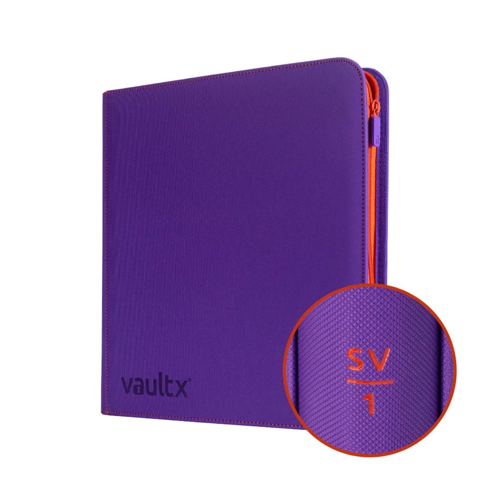 Vault X - Exo-Tech - 12 Pocket Zip Binder - EV01 "Écarlate et Violet"