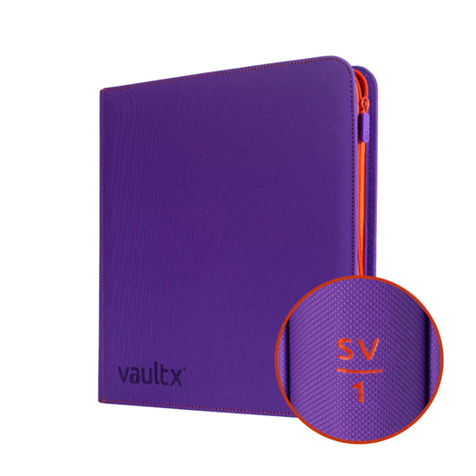 Vault X - Exo-Tech - 12 Pocket Zip Binder - EV01 "Écarlate et Violet"-MASTERSET