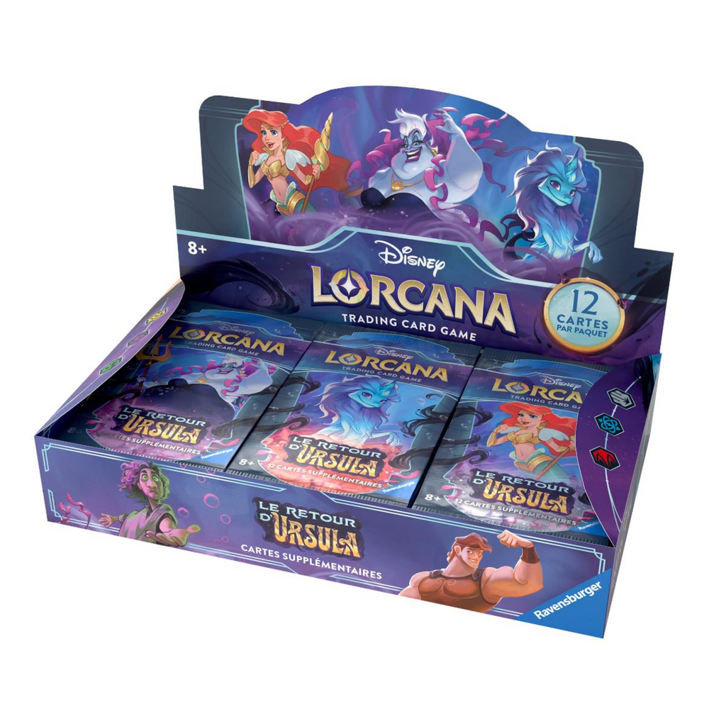 Display Lorcana chapitre 4 - 24 Boosters : Le retour d’Ursula