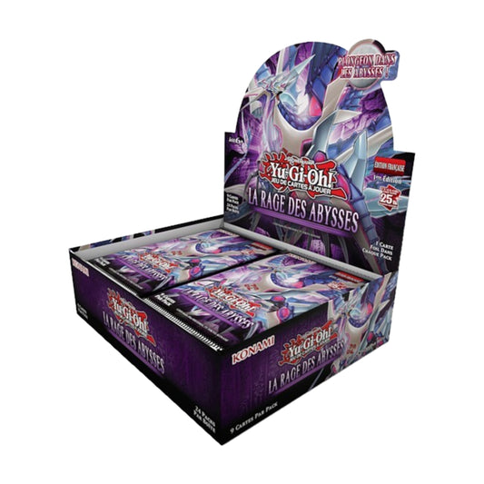 YGO - Boîte de 24 Boosters - La Rage des Abysses-MASTERSET