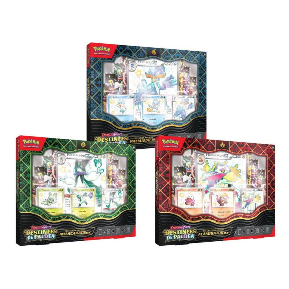 Lot de 3 Coffrets Premium - EV4.5 Destinées de Paldea