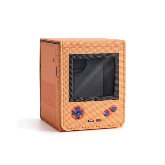 Venssu Deck Box - box with window - Retro Gaming Console - Orange-MASTERSET