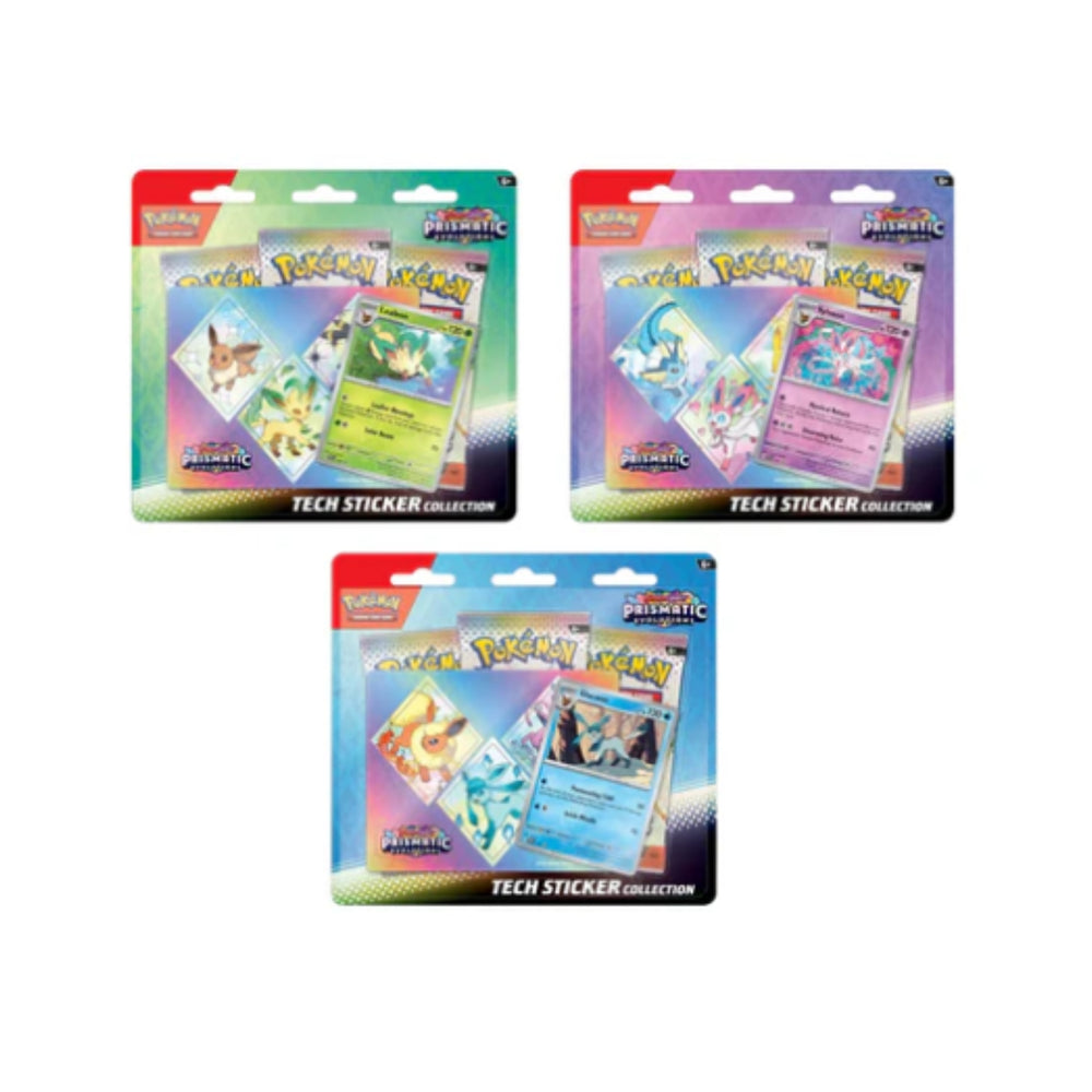 [LIMITE 1] Lot 3 Tripack 3 Boosters + Autocollant  Réajustable - EV8.5 Evolutions Prismatiques
