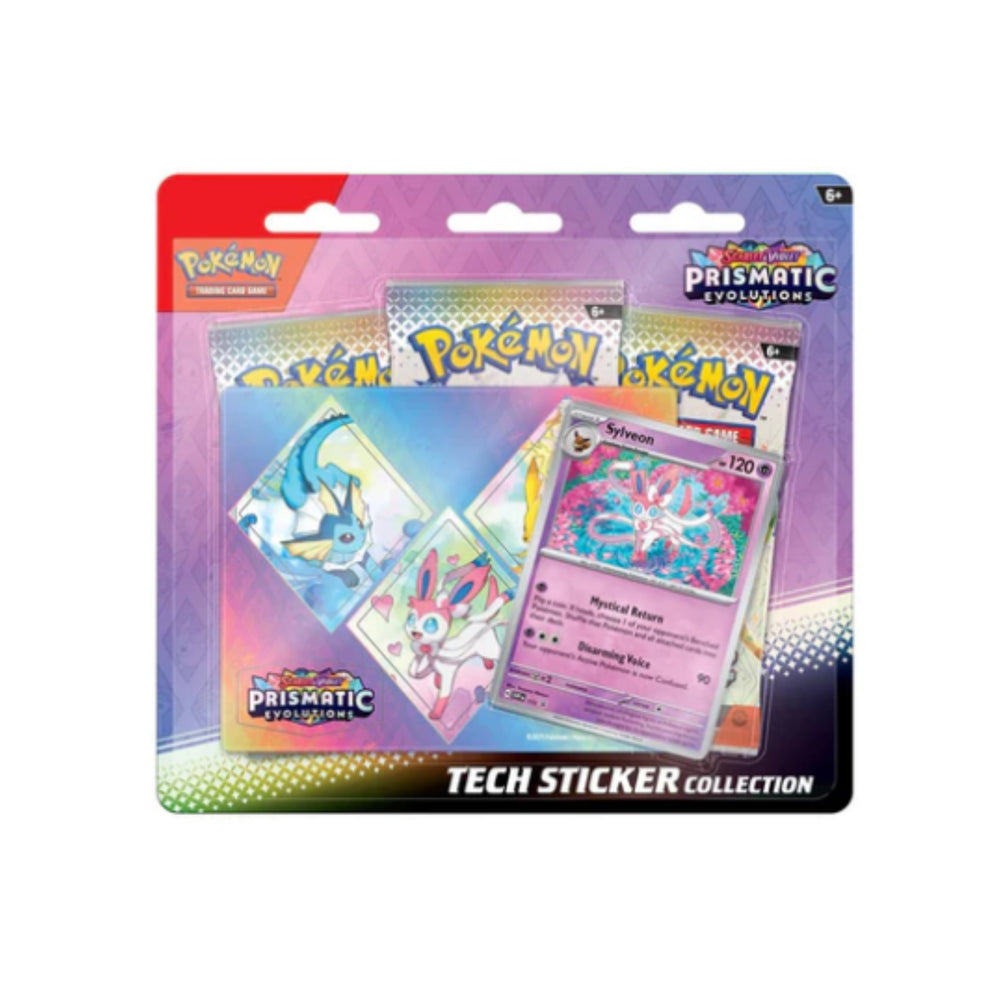 [LIMITE 3] Tripack 3 Boosters + Autocollant  Réajustable - EV8.5 Evolutions Prismatiques