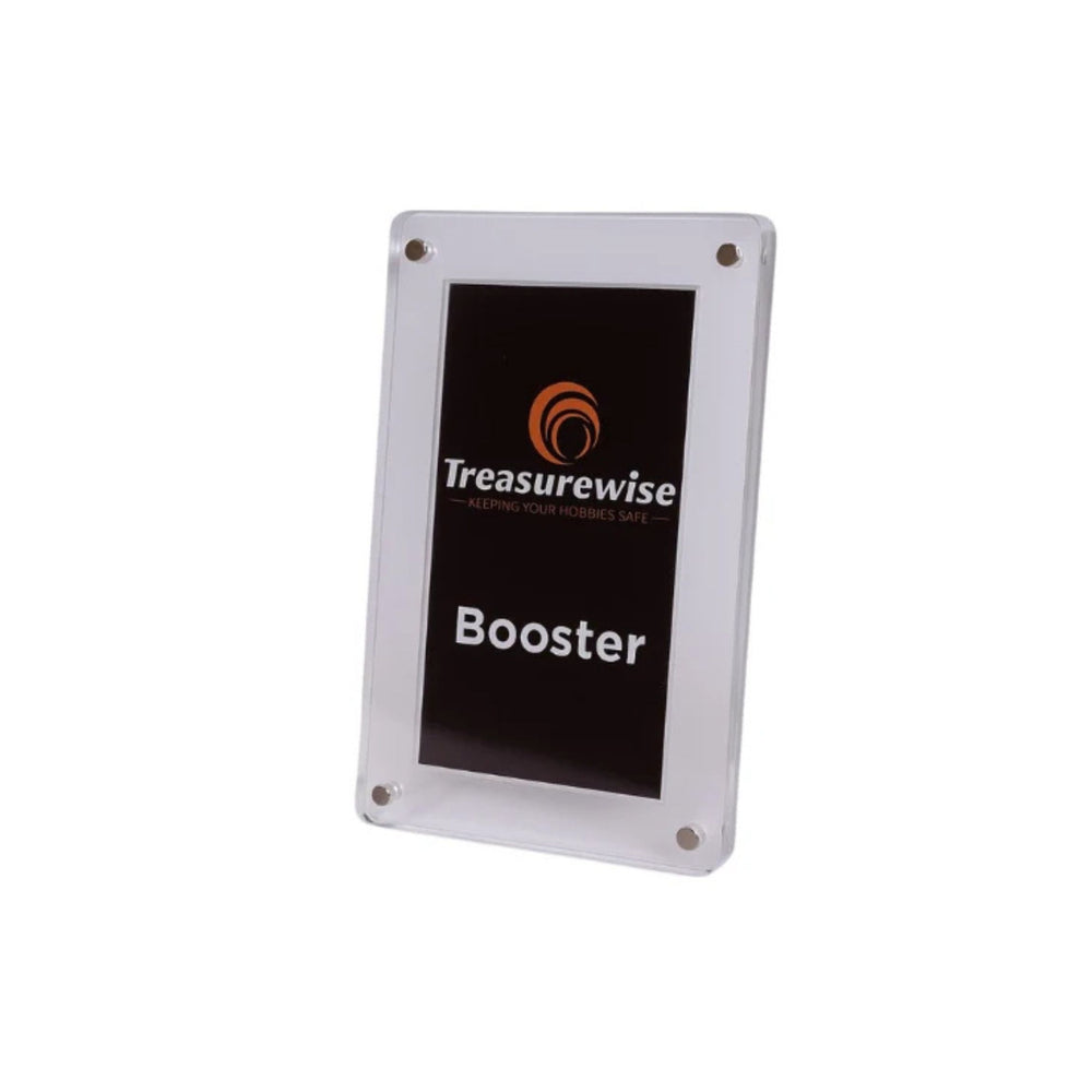 TreasureWise - Boîte de protection acrylique pour booster - Magnétique