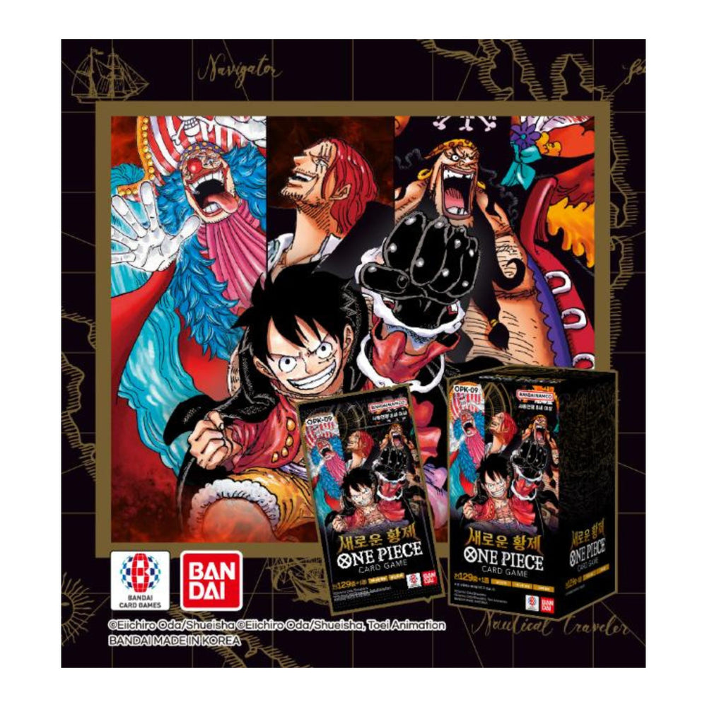 One Piece CG [KR]- Boîte de 24 Boosters - OPK-09 Four Emperors