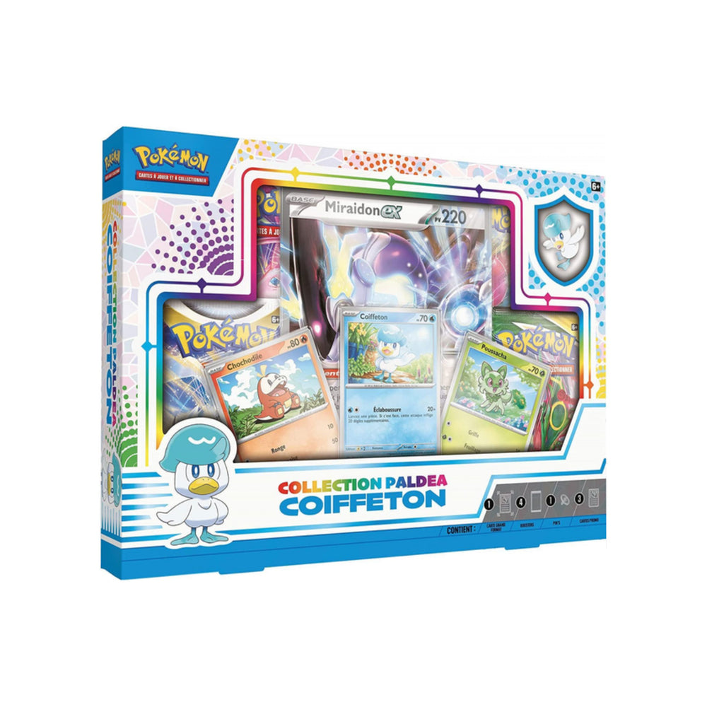 Coffret 4 boosters (Miraidon) - Coiffeton collection Paldea