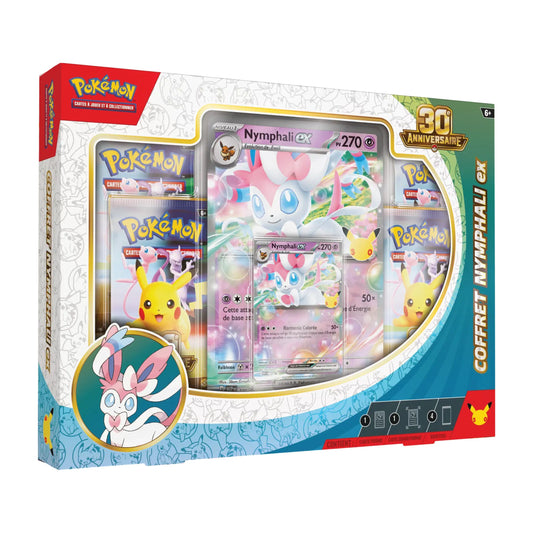 [Précommande] Pokémon - Coffret 4 boosters - 30e Anniversaire - Nymphali-ex-MASTERSET