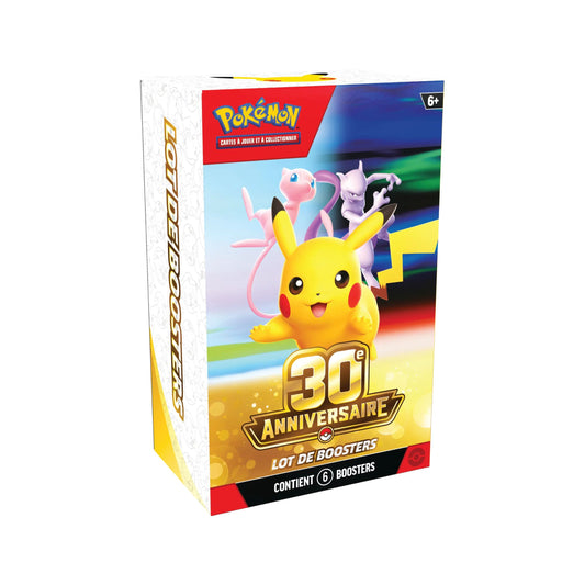 [Limite 3] Pokémon - Bundle de 6 Boosters - 30e Anniversaire-MASTERSET