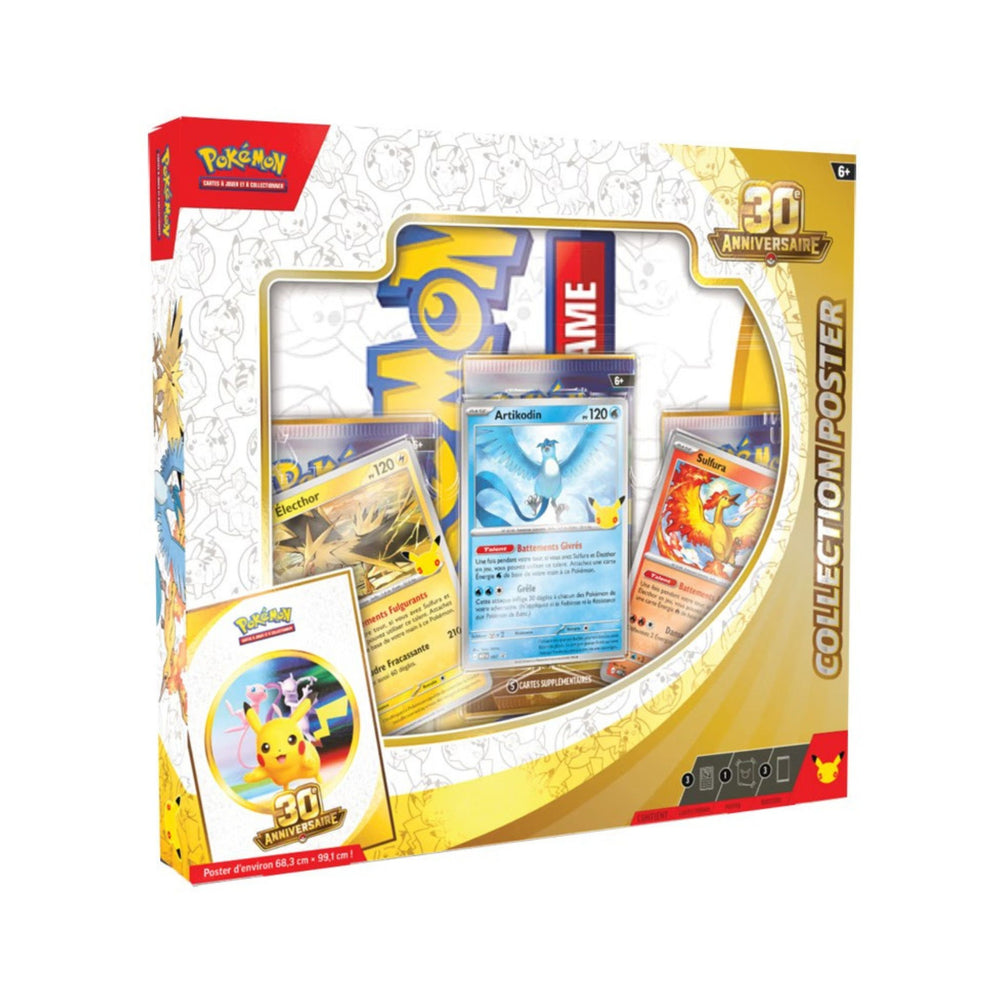 [LIMITE1] Pokémon - Coffret Collection Poster - 30e Anniversaire