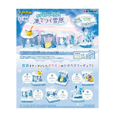 Re-Ment - Lot de 6 boîtes mystères - Pokémon World 3 Frozen Snow Field