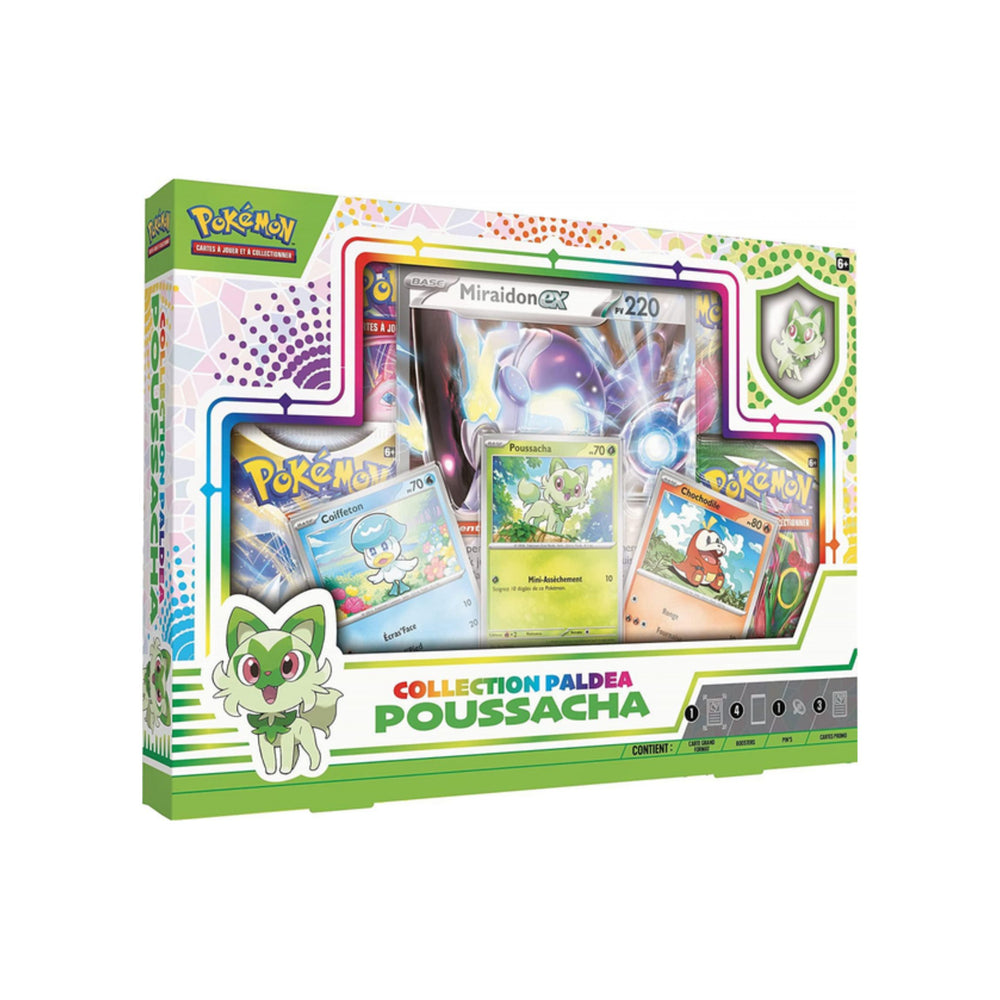 Coffret 4 boosters (Miraidon) - Poussacha collection Paldea