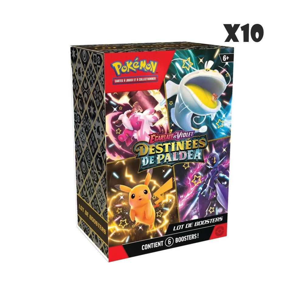 Case scellée de 10 bundle 6 boosters - EV04.5 Destinées de Paldea