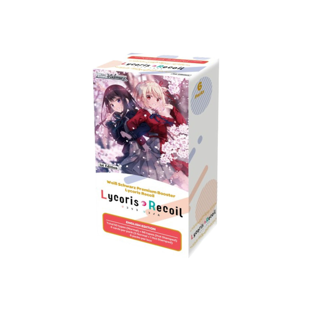 Weiss Schwarz - Boîte de 6 Premium Boosters - Lycoris Recoil [EN]