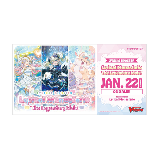 [PRECOMMANDE] Vanguard [EN] - Boîte de 16 Boosters - Lyrical Monasterio The Legendary Idols!-MASTERSET