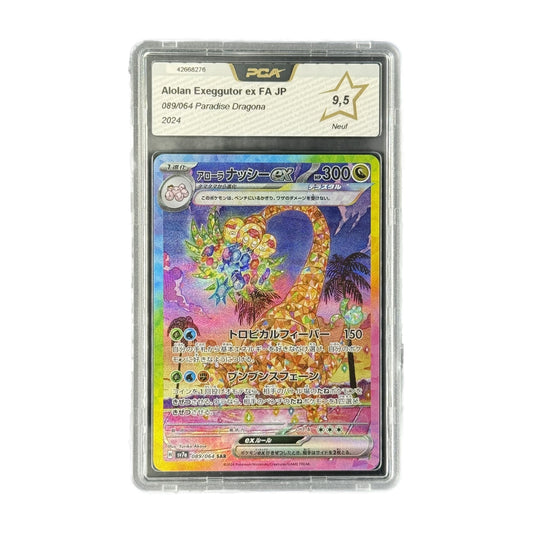 Alolan Exeggutor ex FA JP Paradise Dragona 089/064 PCA 9.5 recto