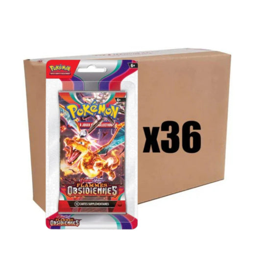 Pokémon - Case scellée 36 boosters blisters - EV03 - Flammes Obsidiennes-MASTERSET