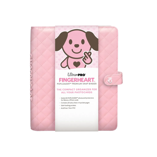 Ultra Pro - Poploader Premium Pro-Binder 4-Pocket - FINGERHEART-MASTERSET