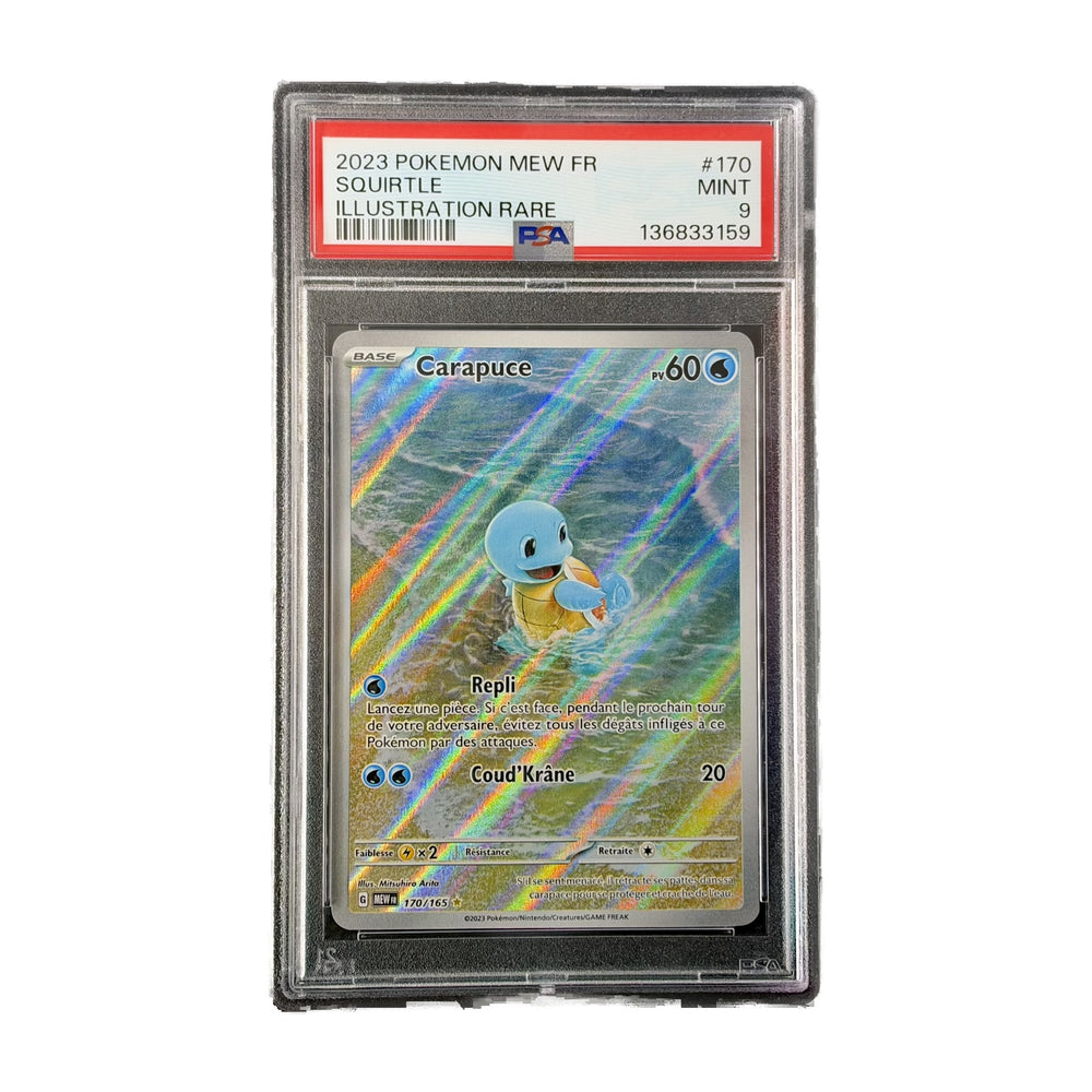 Carapuce Illustration Rare 151 170/165 PSA 9