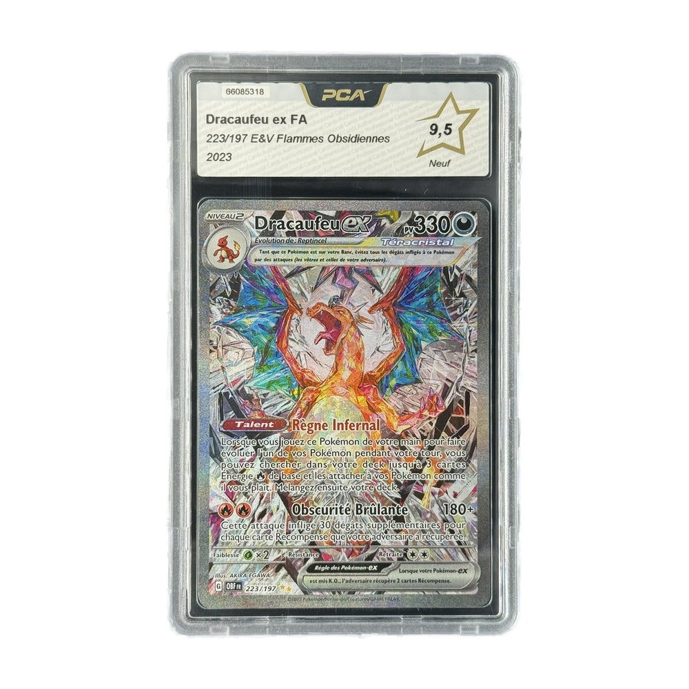 Dracaufeu ex FA Flammes Obsidiennes 223/197 PCA 9.5