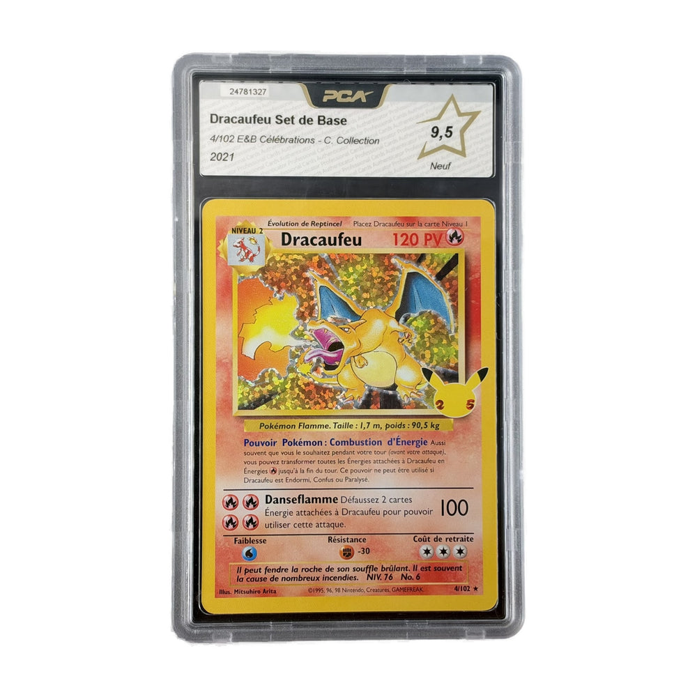 Dracaufeu Holo (Classic Base Set) Célébrations 4/102 PCA 9.5