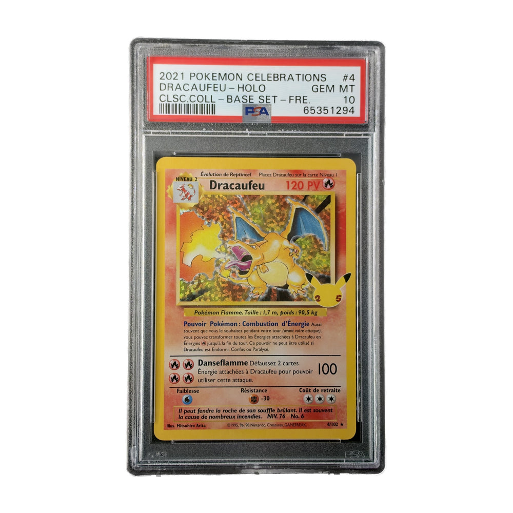 Dracaufeu Holo (Classic Base Set) Célébrations 4/102 PSA 10