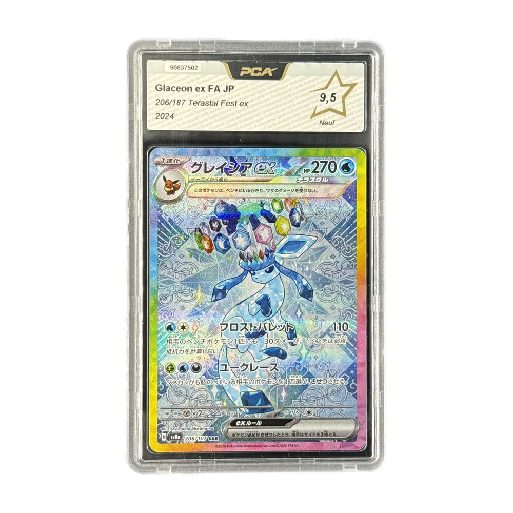 Glaceon ex FA JP Terastal Festival ex 206/187 PCA 9.5