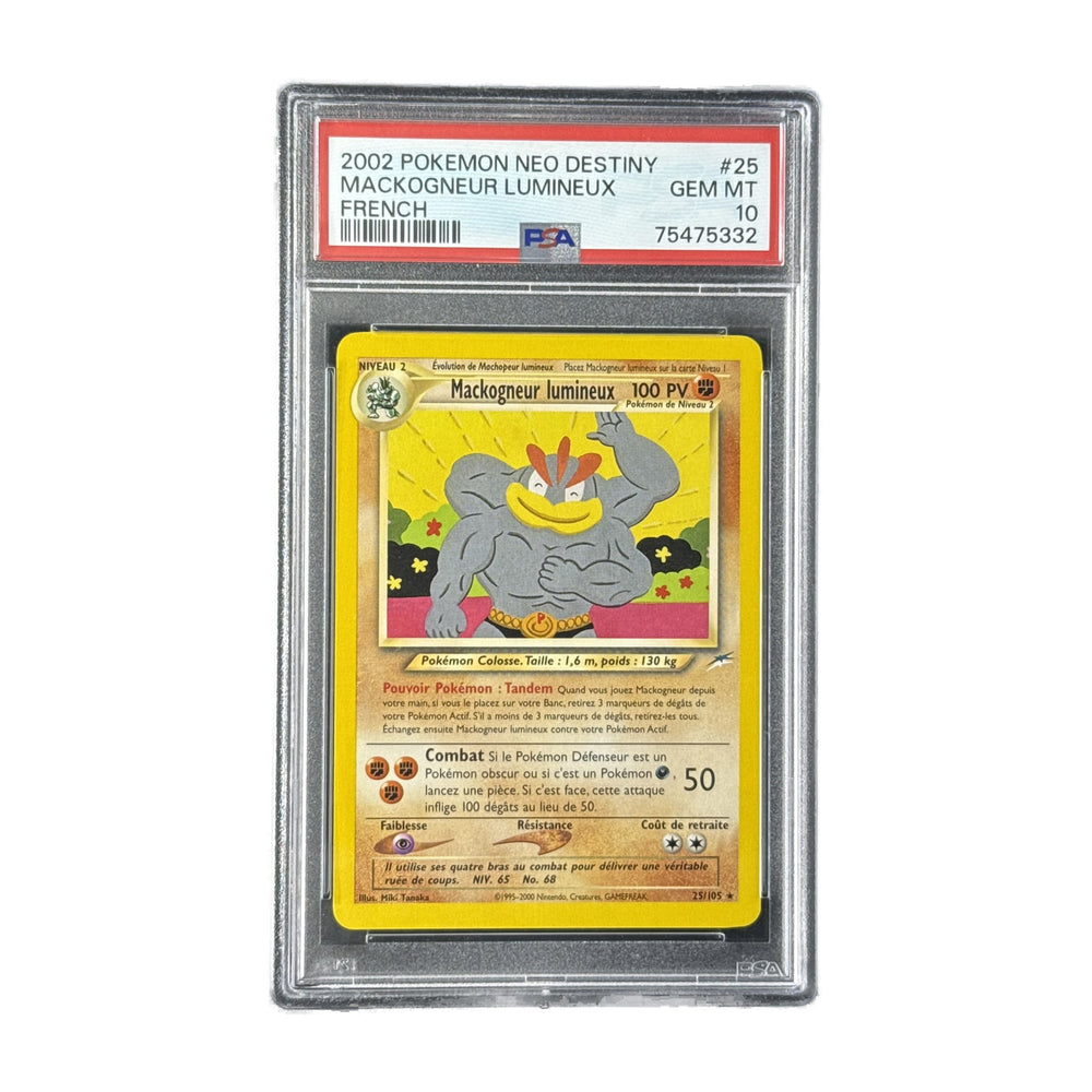 Mackogneur lumineux Neo Destiny 25/105 PSA 10
