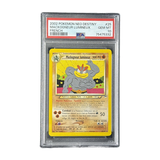 Mackogneur lumineux Neo Destiny 25/105 PSA 10 recto